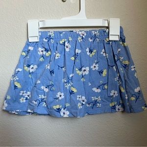 Toddler Girl Flower Skirt